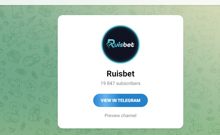 Ruisbet Telegram